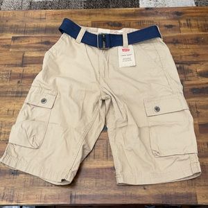 Levi’s cargo shorts, 12 reg, tan